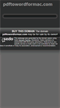 Mobile Screenshot of pdftowordformac.com
